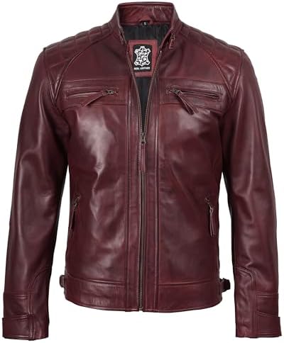 Vue 3 de Real Leather Bomber Jacket
