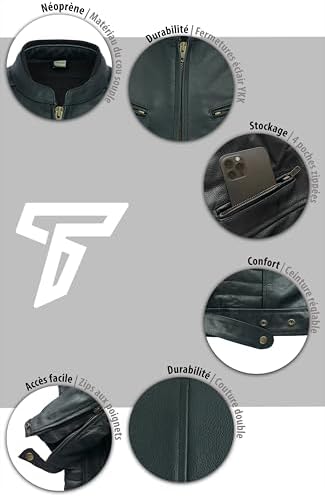 Vue 3 de Texpeed Veste Moto