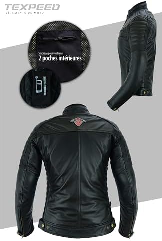 Vue 5 de Texpeed Veste Moto