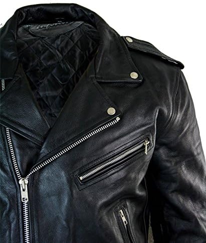 Vue 4 de Blouson Homme Cuir Epais