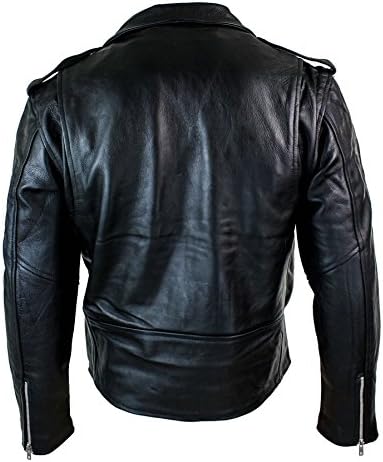 Vue 6 de Blouson Homme Cuir Epais