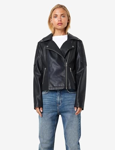 Vue 4 de Veste En Simili Cuir