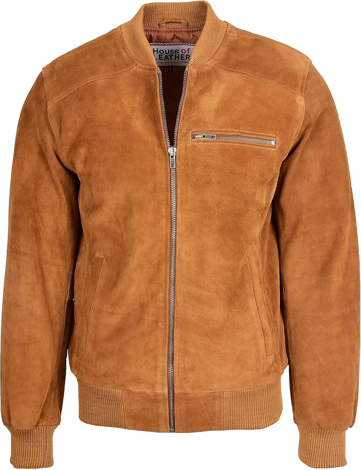 Blouson Bomber En Daim