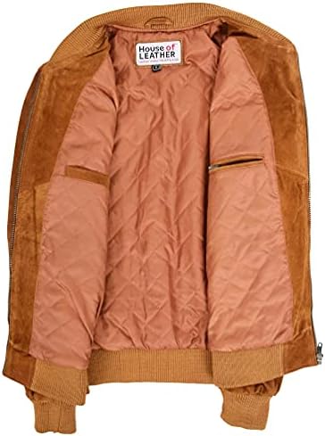 Vue 6 de Blouson Bomber En Daim