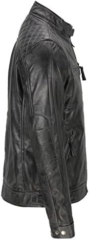 Vue 5 de Cuir Veritable Homme Lave