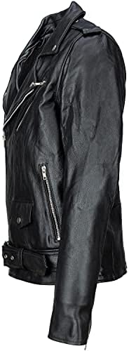 Vue 3 de Perfecto Veste En Cuir