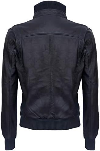 Vue 4 de Blouson Aviateur Coupe Ajustee