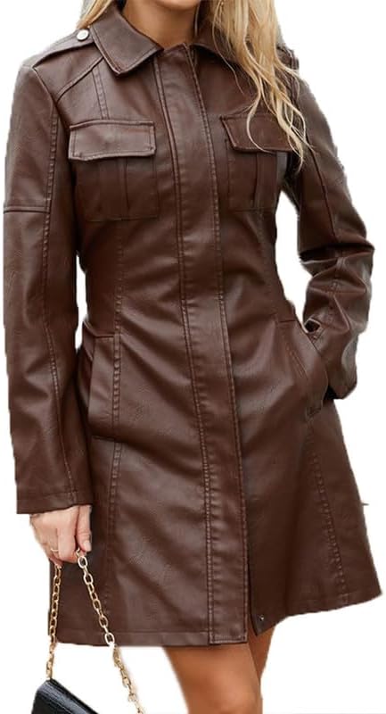 Trenchcoat En Cuir Milong