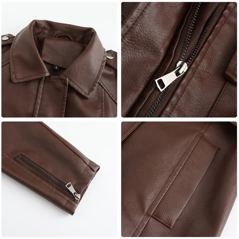 Vue 4 de Trenchcoat En Cuir Milong