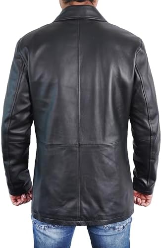 Vue 4 de Trench Milong En Cuir