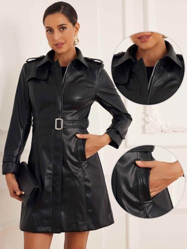 Vue 2 de Manteaux Milongue Femme Trench
