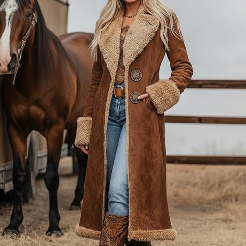 Vue 3 de Manteau Dhiver Long Pour