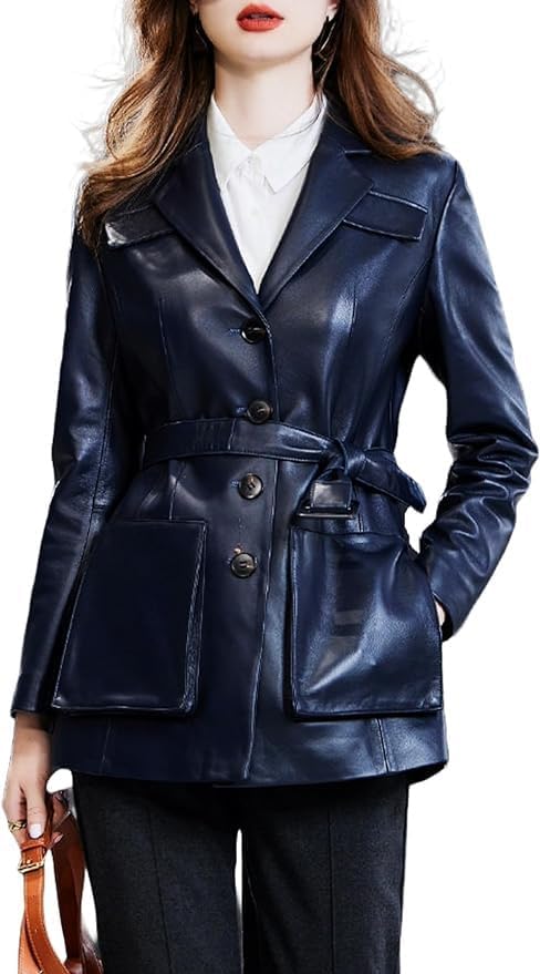 Trench En Cuir Veritable