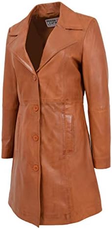 Vue 3 de Macey Manteau En Cuir