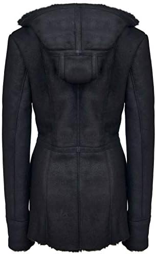 Vue 3 de Manteau En Peau De