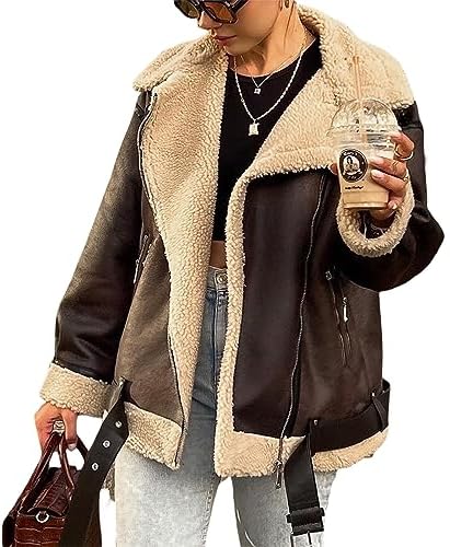 Vue 2 de Veste Courte En Cuir