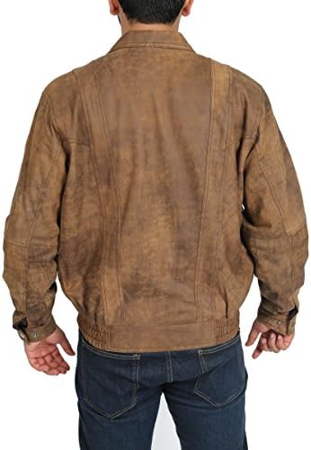 Vue 2 de Blouson Classique En Cuir