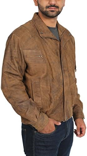 Vue 5 de Blouson Classique En Cuir