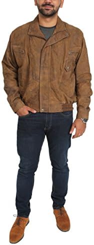 Vue 7 de Blouson Classique En Cuir