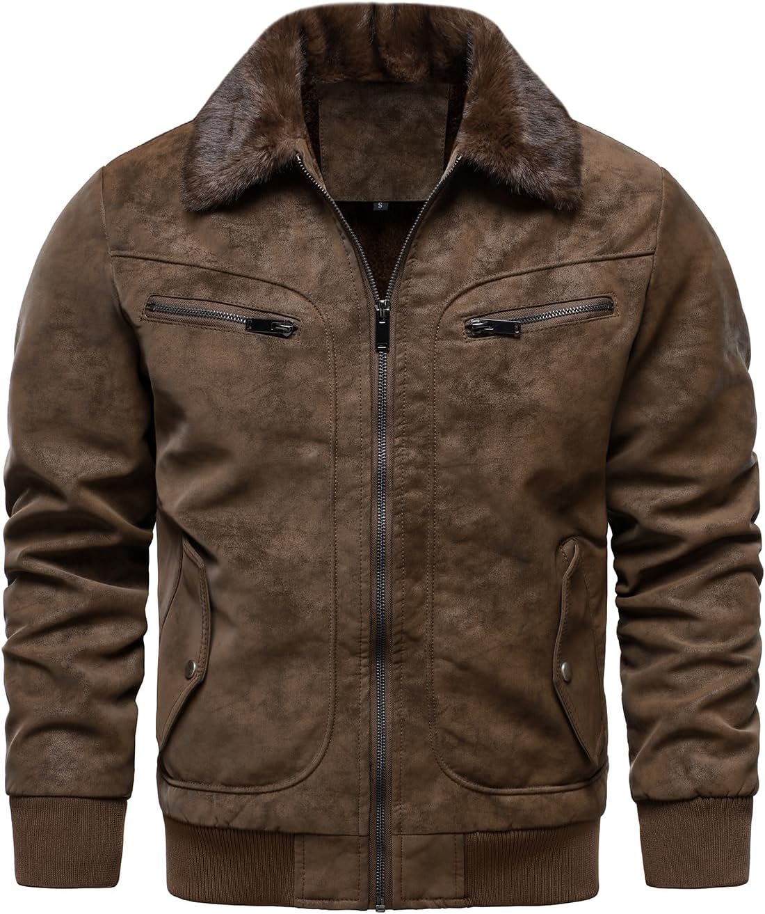 Blouson Aviateur En Fausse