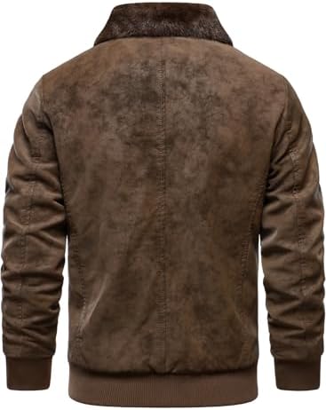 Vue 3 de Blouson Aviateur En Fausse