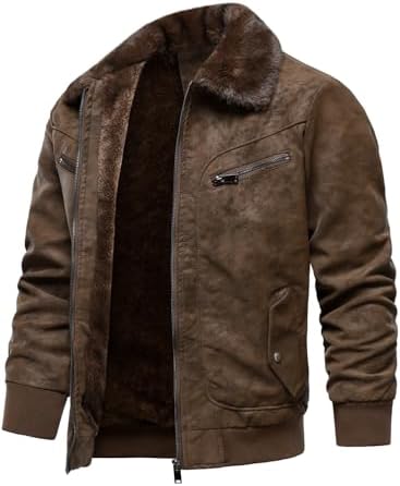 Vue 4 de Blouson Aviateur En Fausse