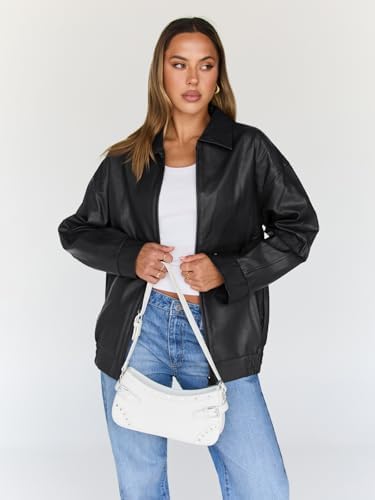 Vue 2 de Eztrd Veste En Cuir