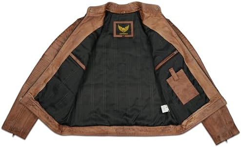 Vue 5 de Veste De Motard En