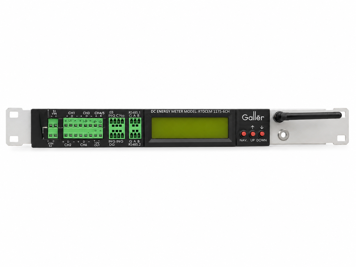 DC Energy Meter 5+1 Channel (Model: RTDCEM1173-6CH)