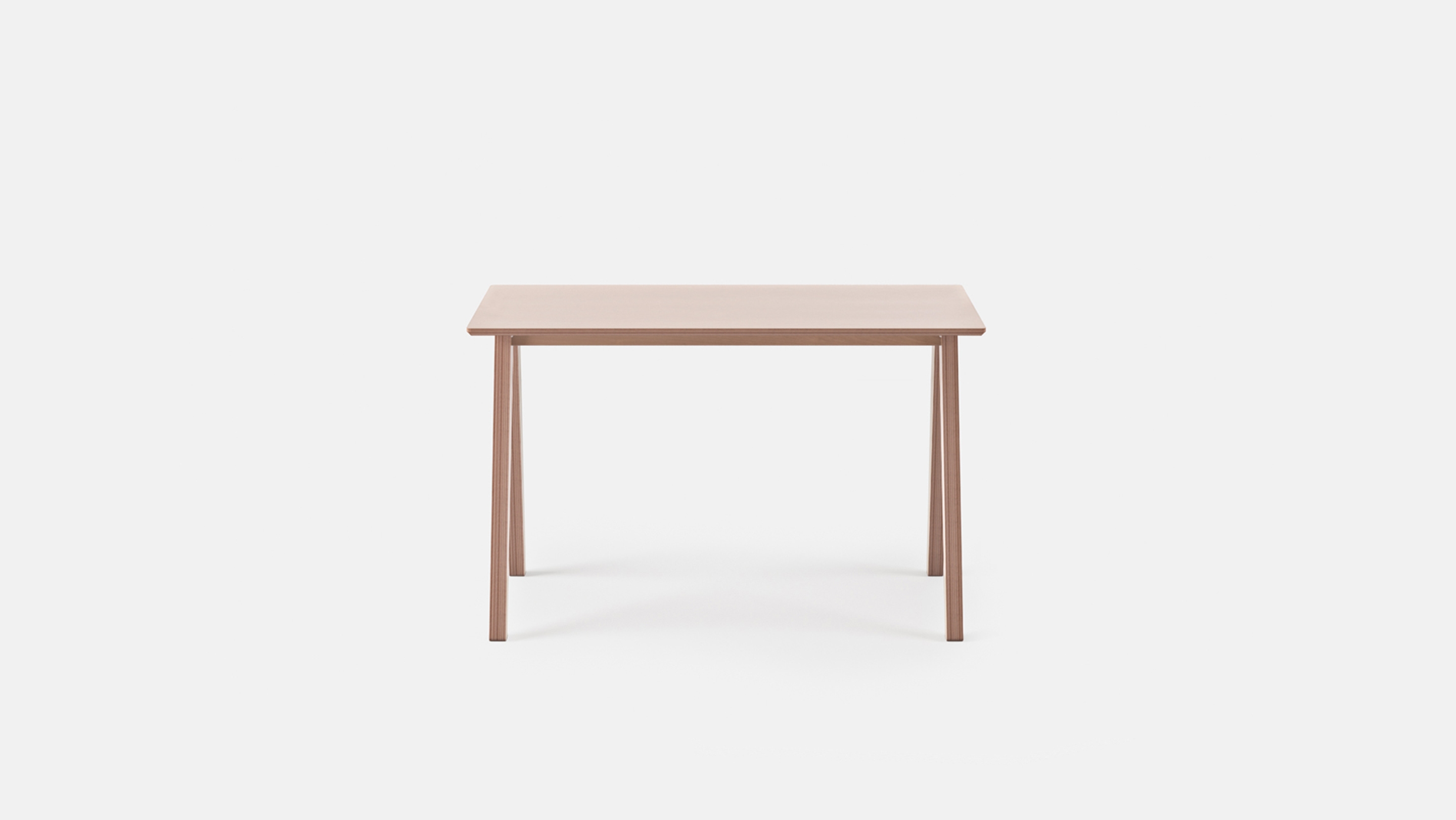 Front view of Olivia Desk, All Plywood