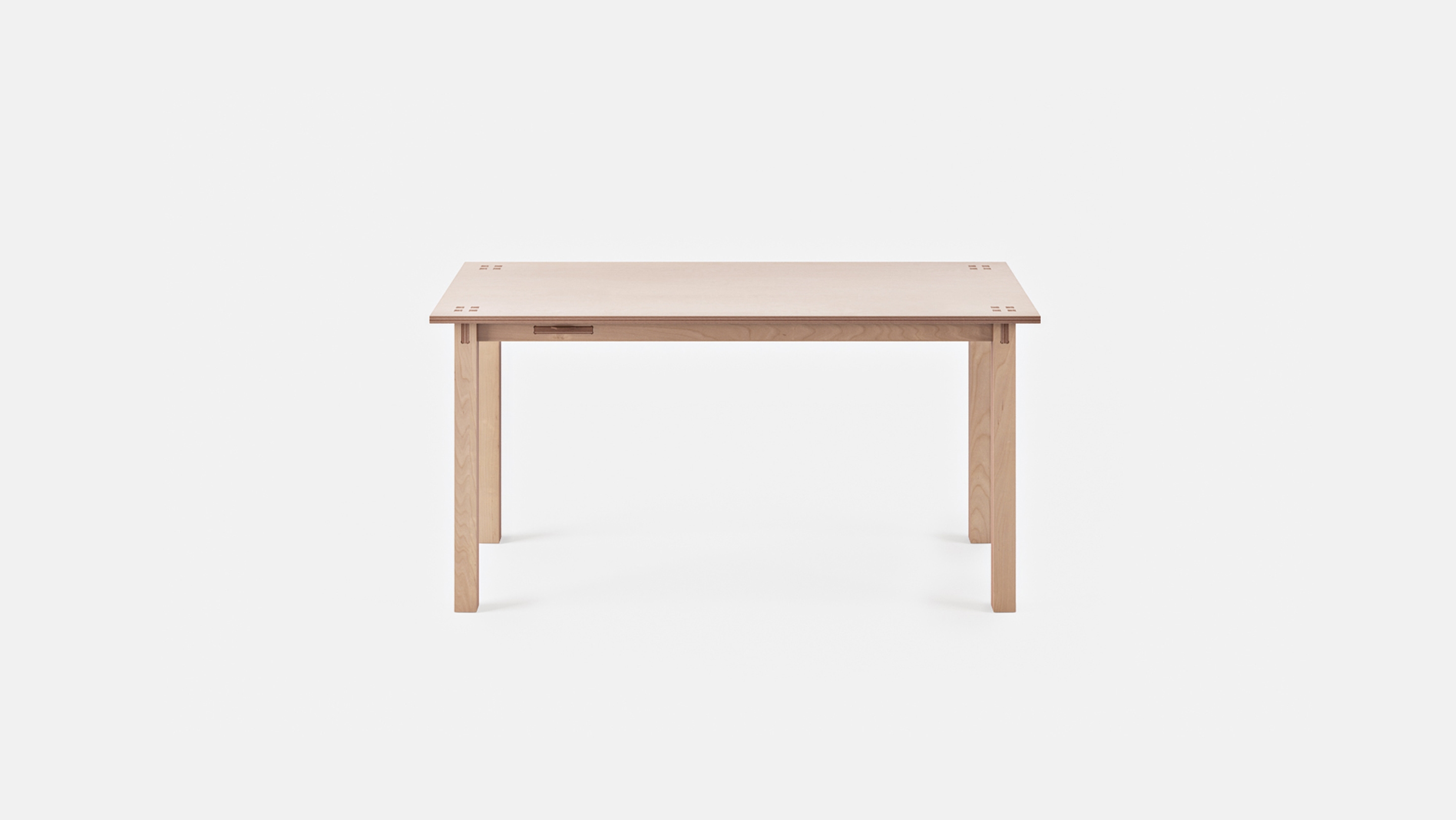 Front view of Layout Table, All Plywood