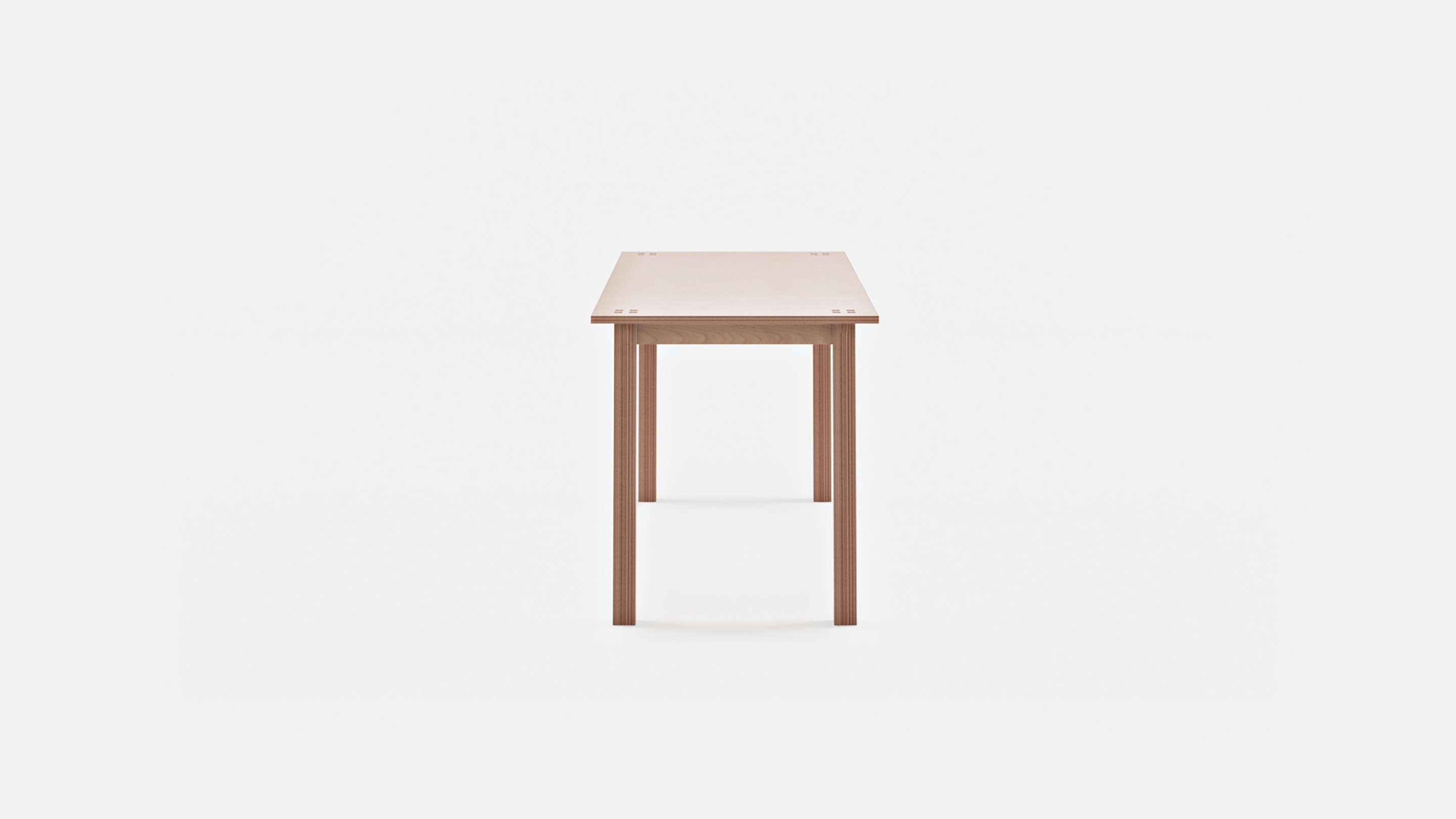 Side view of Layout Table, All Plywood
