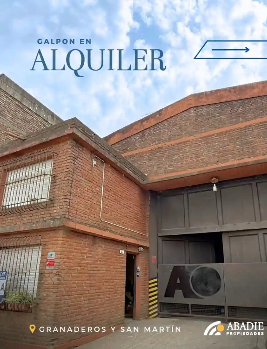 Galpón en Alquiler - Granaderos y San Martín - Imagen 1