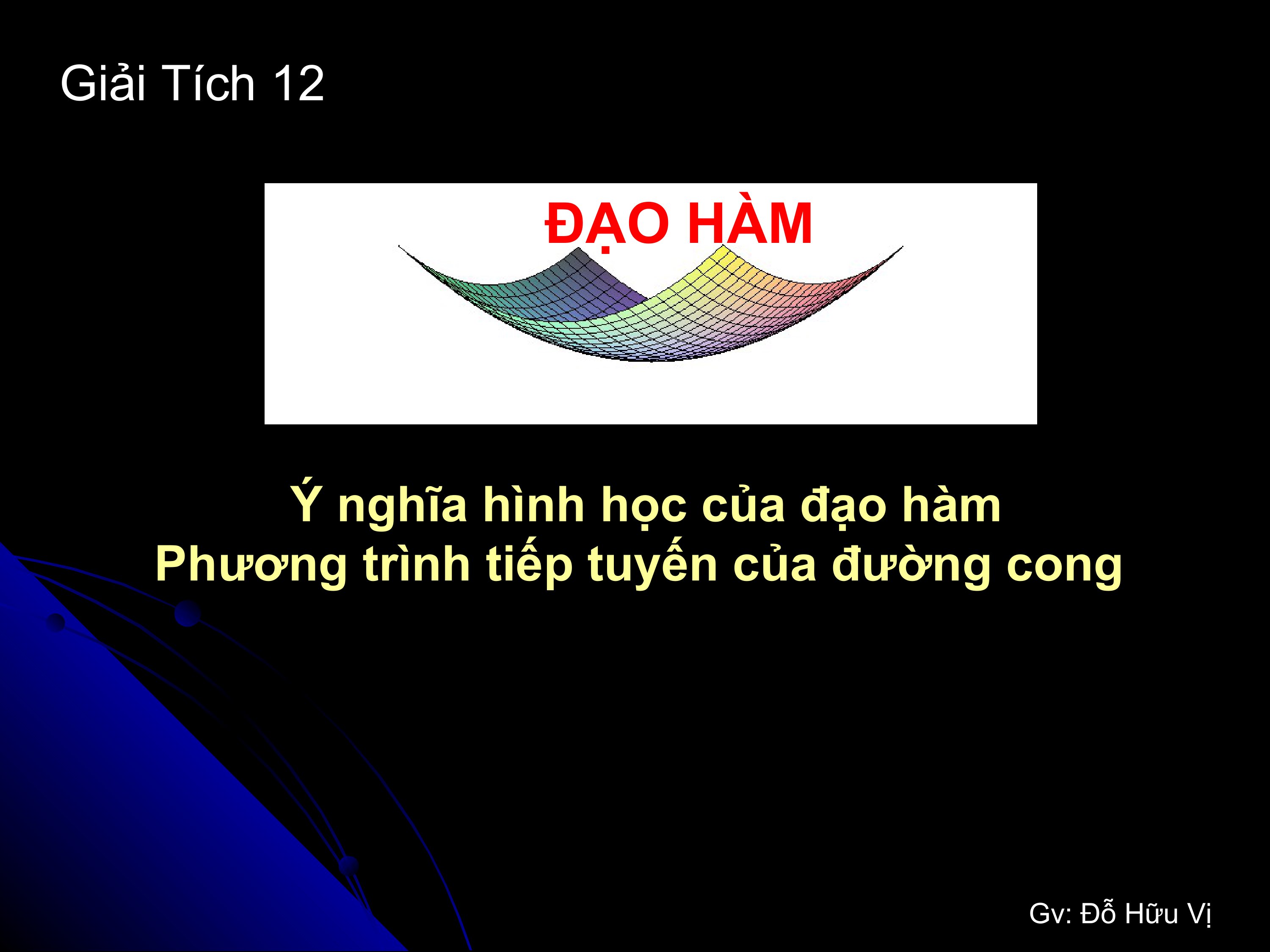 Đạo hàm