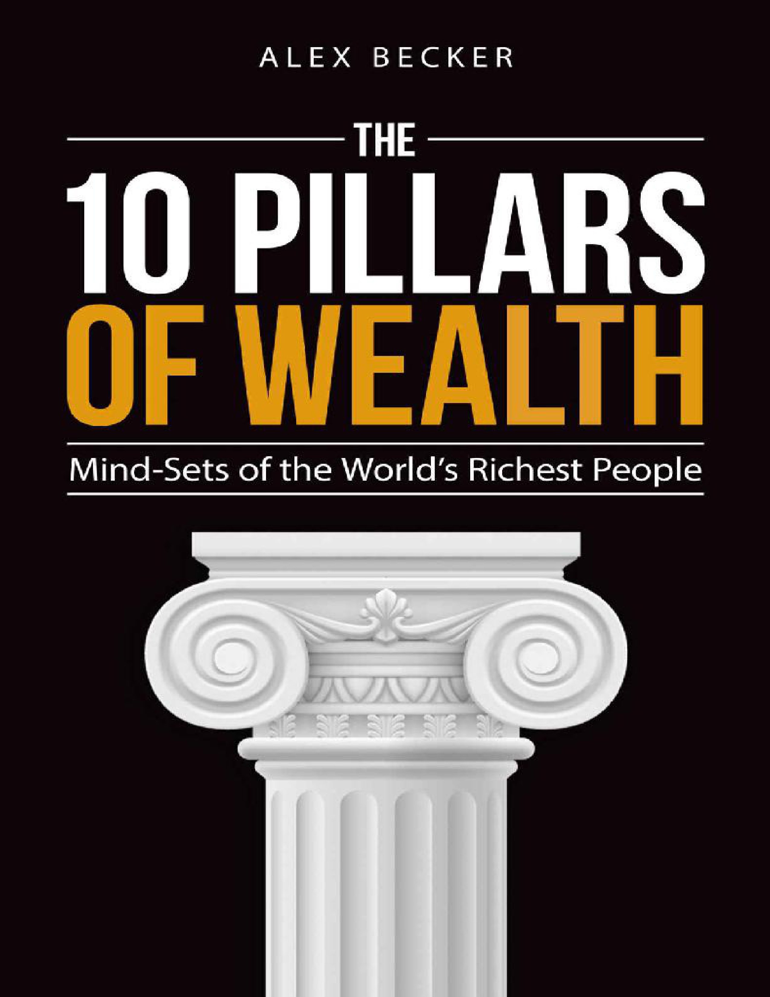 The 10 pillars of wealth mind sets of the worlds richest people