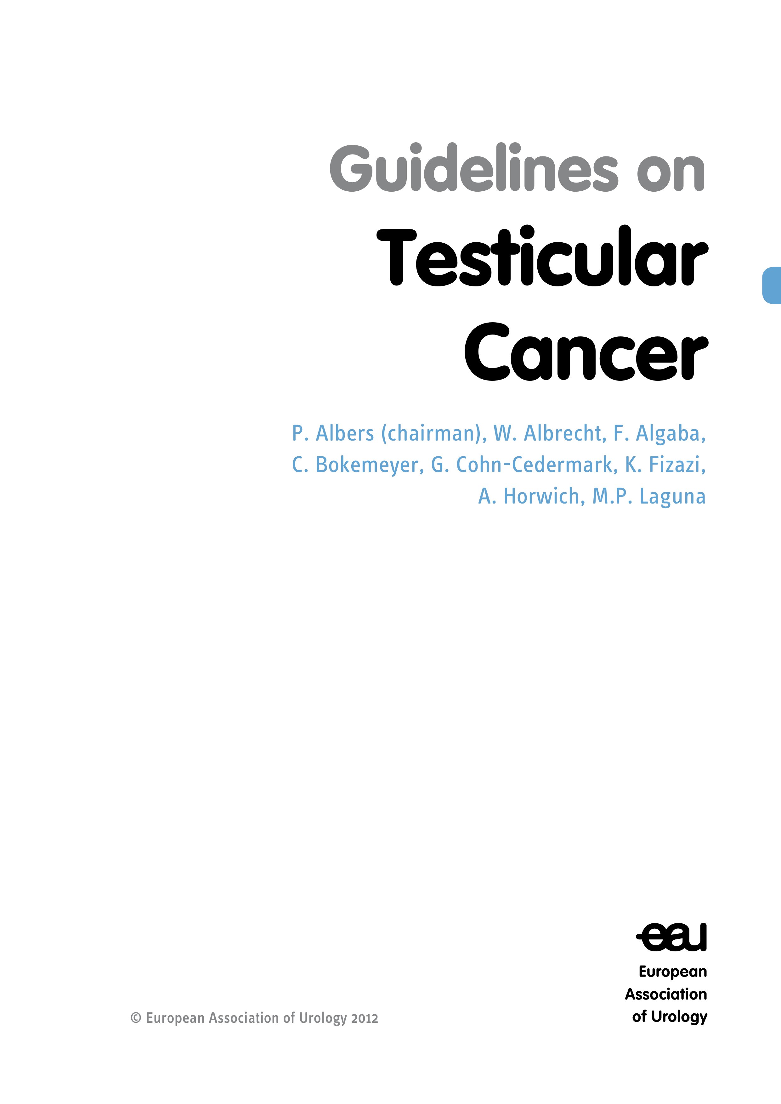 Guidelines on Testicular Cancer doc