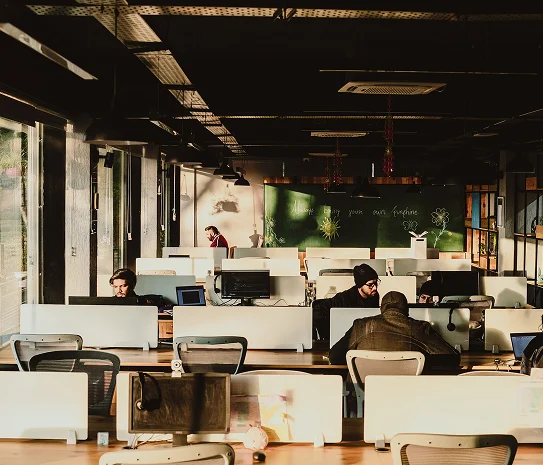 The Plaxonic office floor