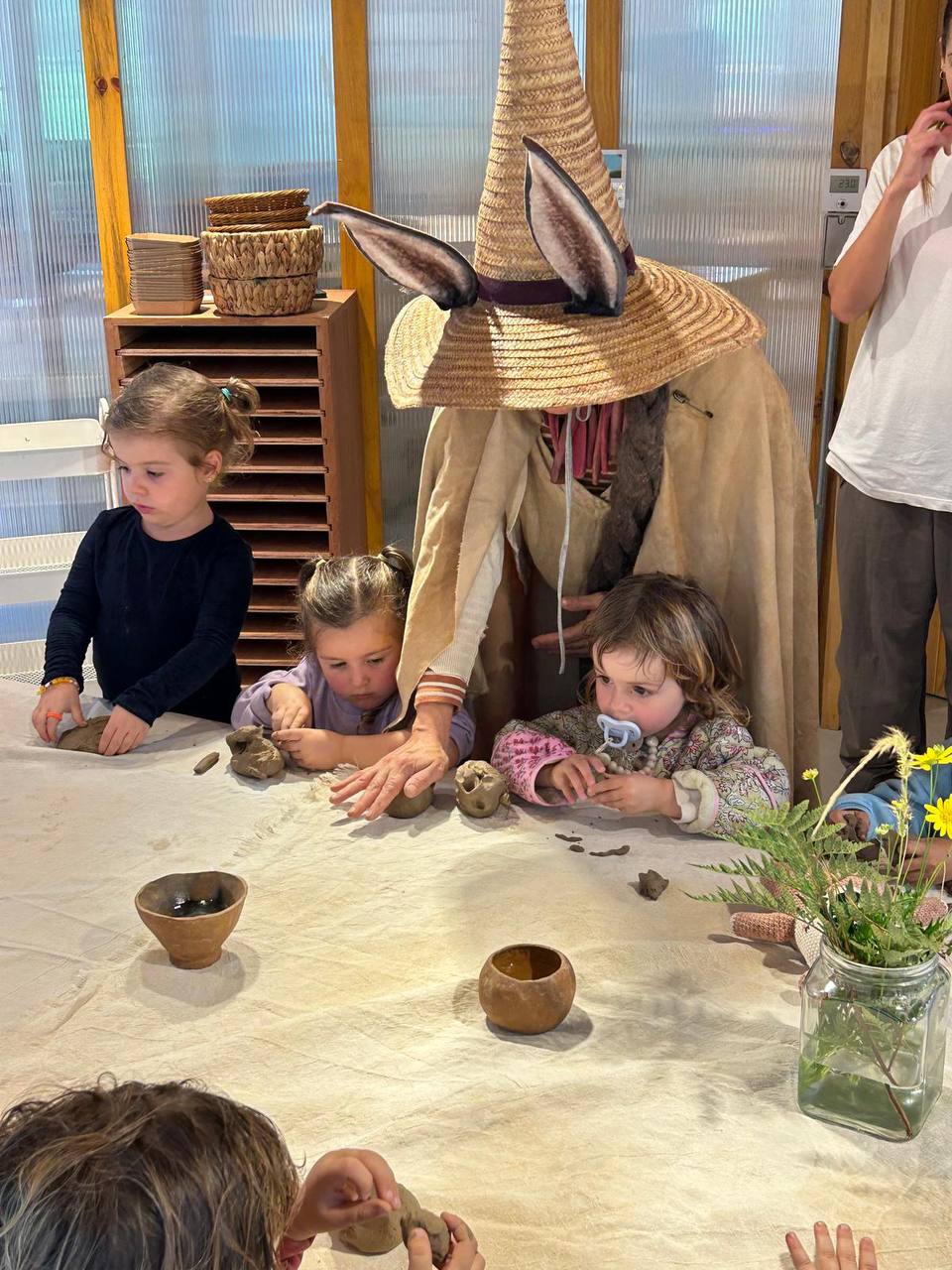 Producciones y juego creativo con elementos naturales