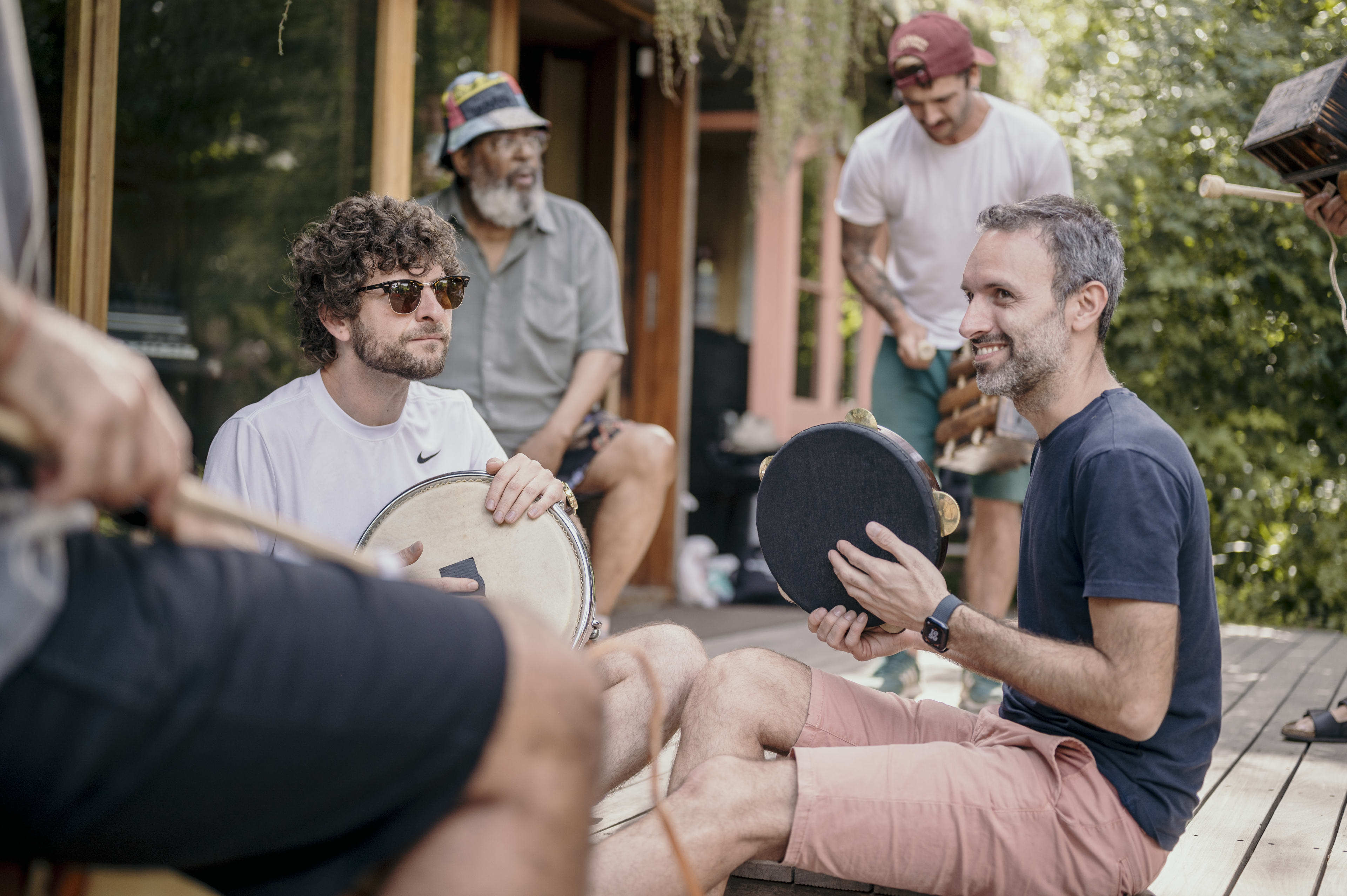 Ronda de percusión al aire libre