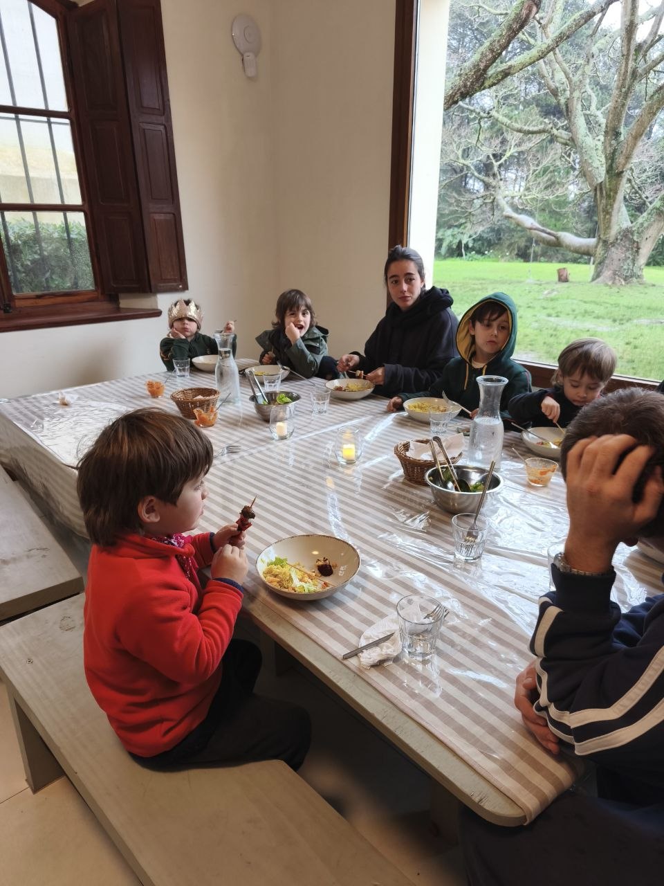 Dip de yogur, apio y lima: preparación y compartir en el Italian Day.