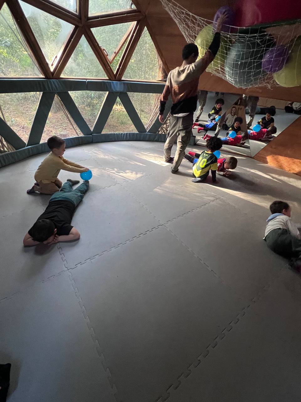 Foto de Casa de niños B durante el encuentro de hoy.