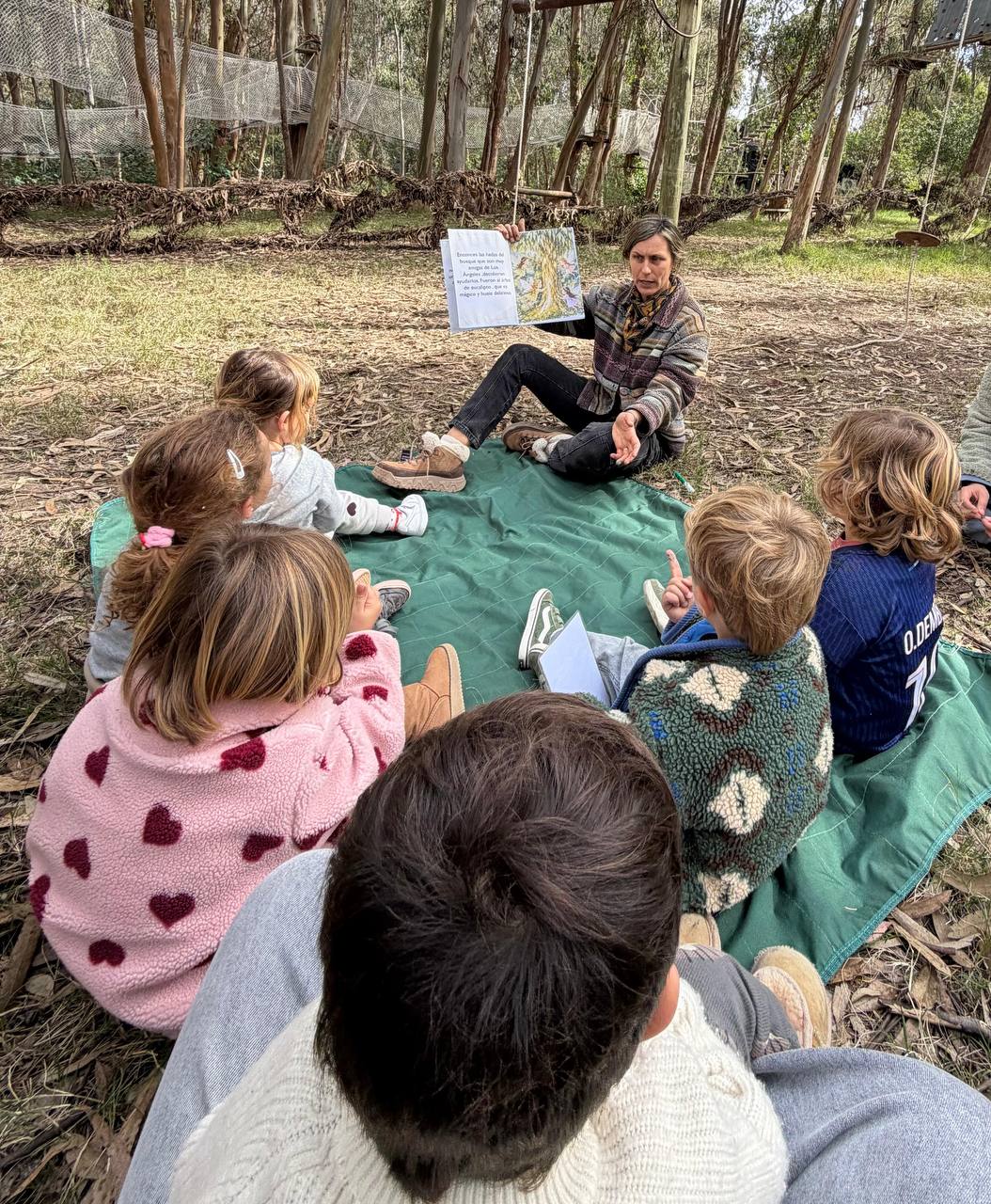 Ronda de lectura al aire libre