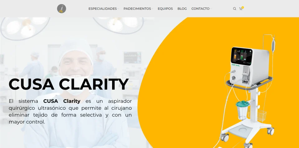 Vista previa del sitio web de INSTRUMEDINT