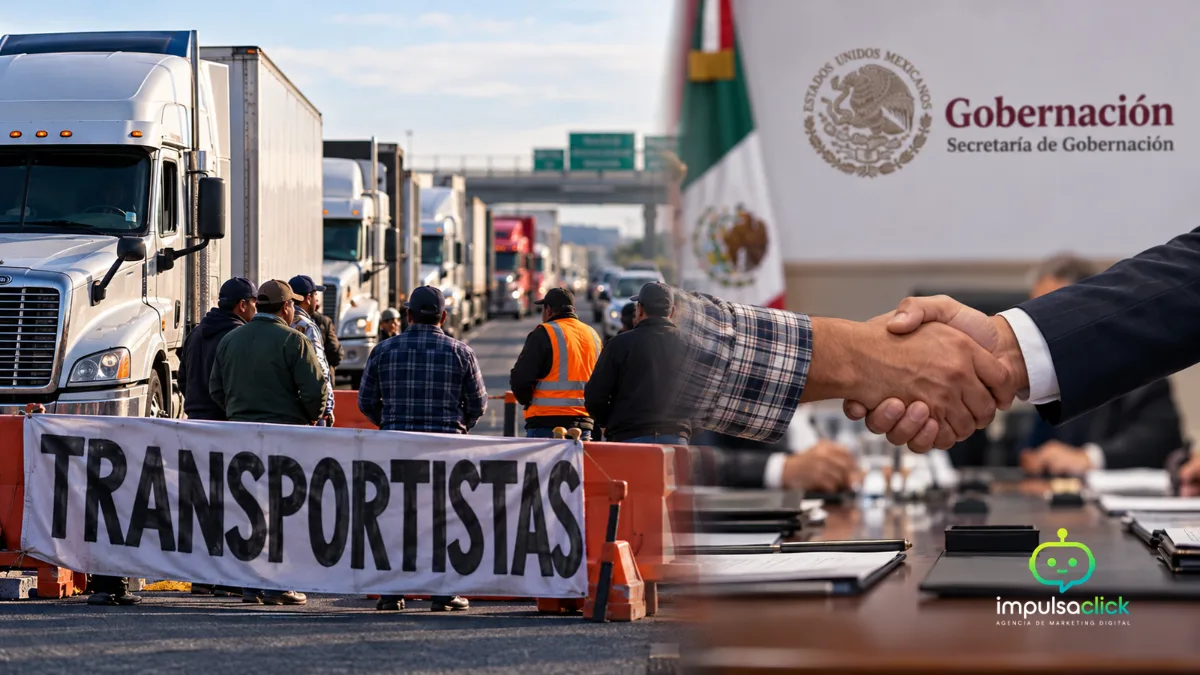 Gobierno y transportistas acuerdan levantar bloqueos tras movilizaciones en 19 estados