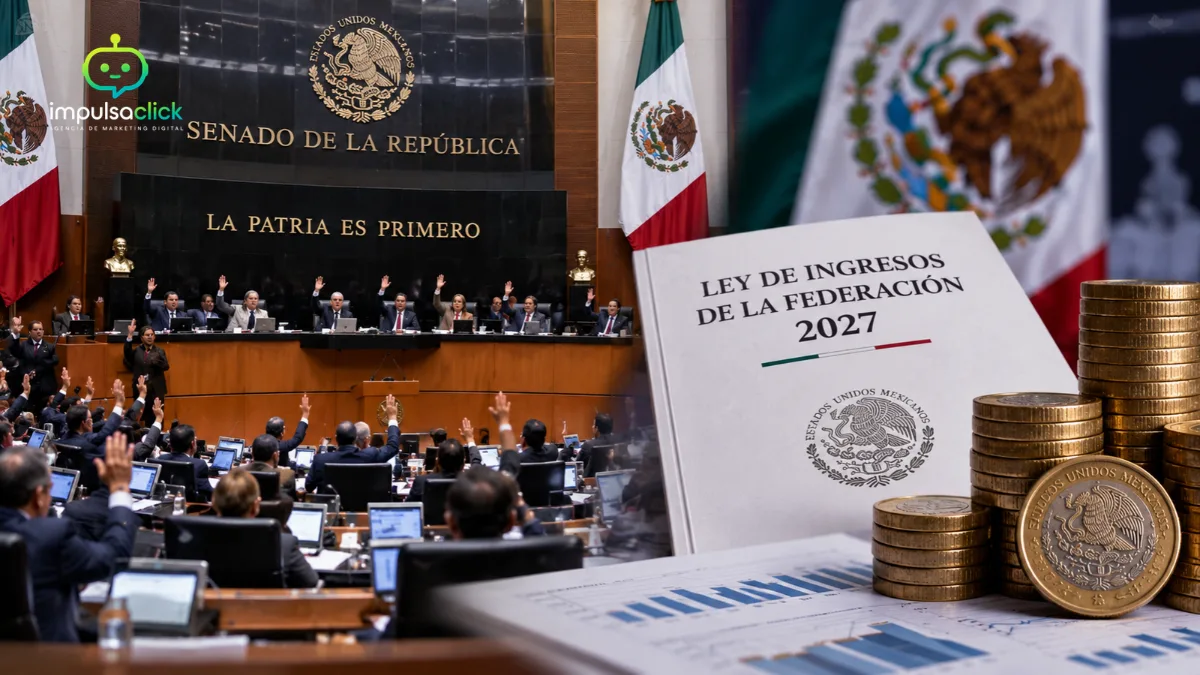 Senado aprueba la Ley de Ingresos de 2027 por 10.63 billones de pesos