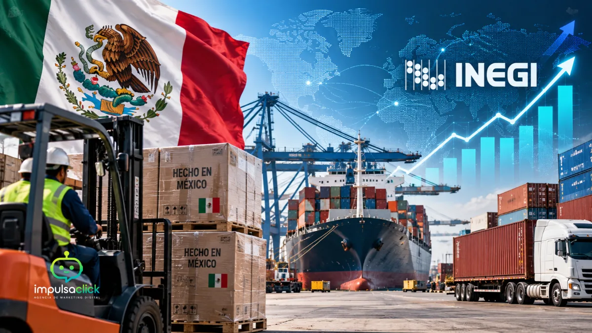 Exportaciones de México alcanzan récord de 627,194 millones de dólares de enero a septiembre