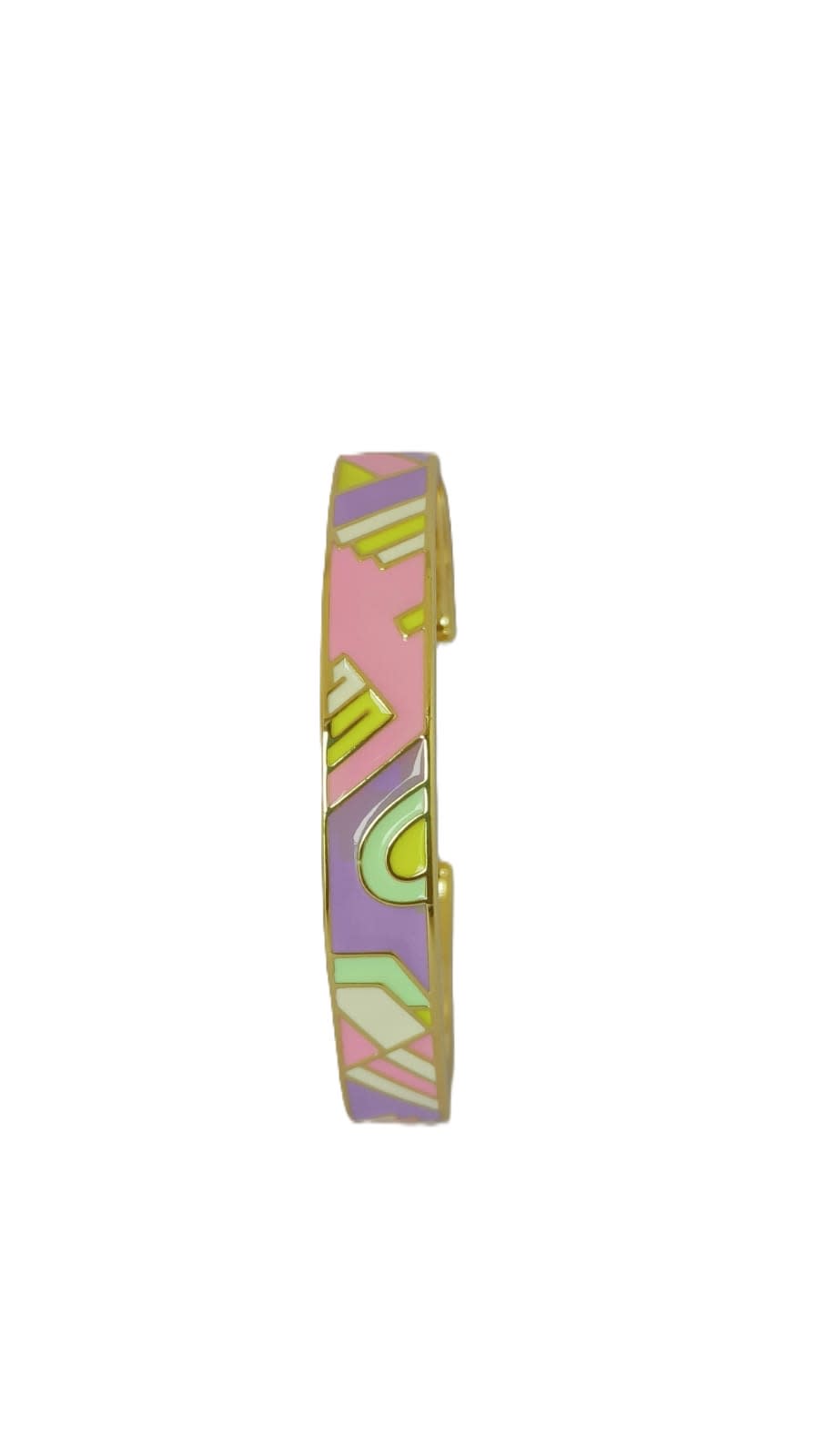 Floral Cuff Bangle Pastel