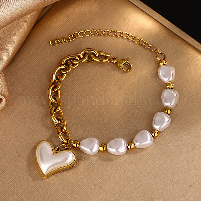 Pearl Link Chain Bracelet