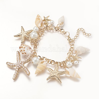White Shell Chain Bracelet
