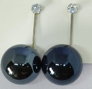 Blue Cherry Drop Earrings
